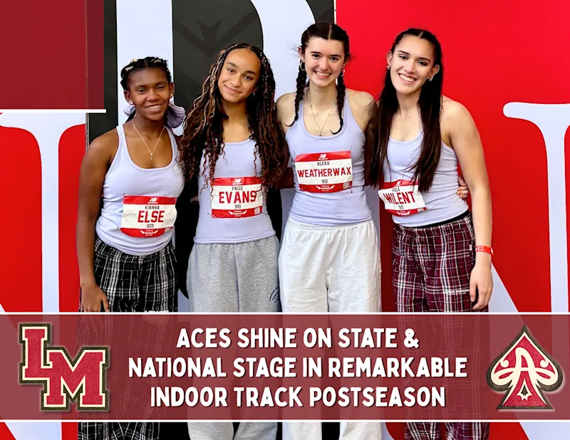 Aces shine as indoor track season closes with state, national honors